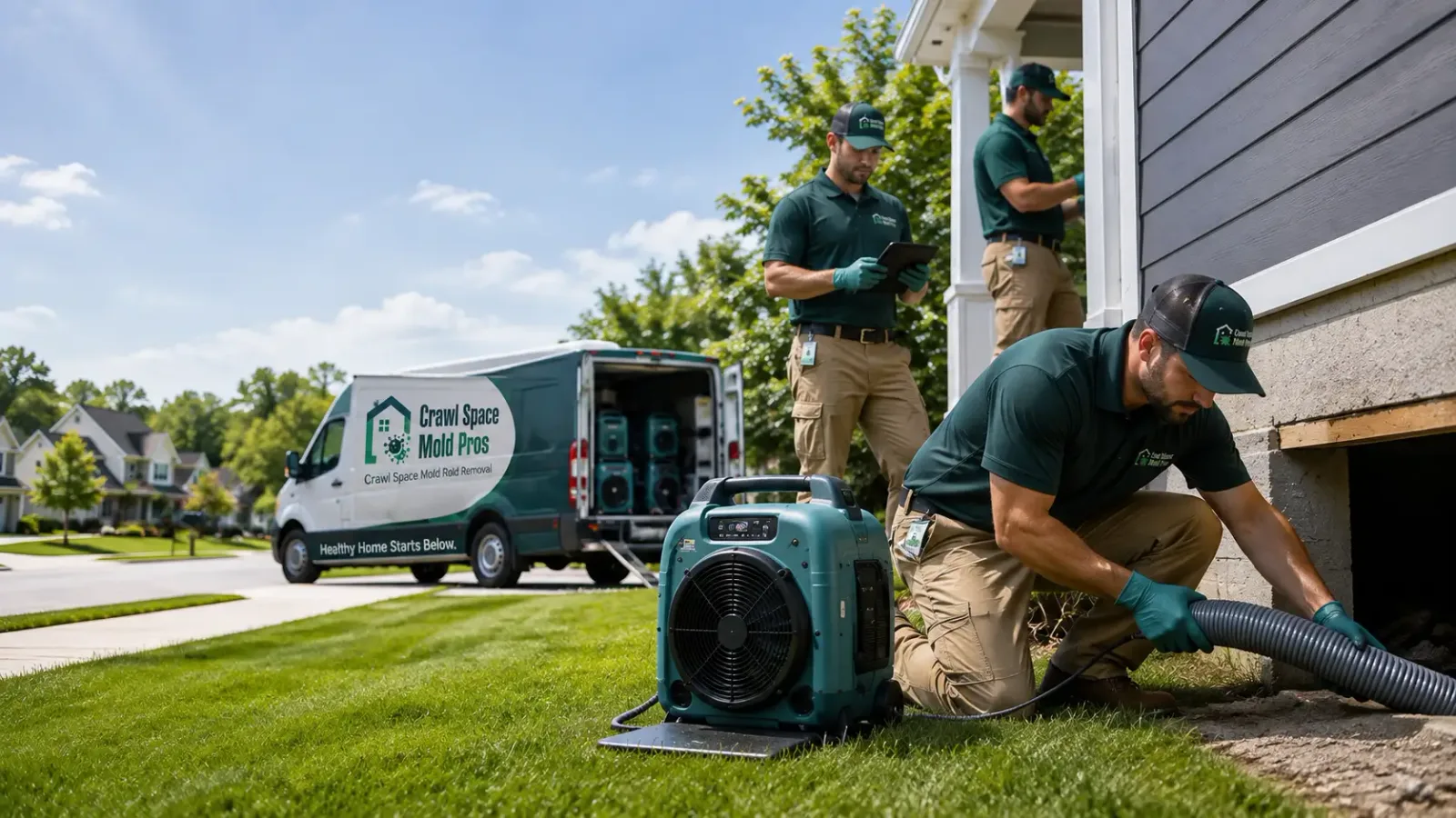 Crawl Space Mold Removal in Beallsville, MD